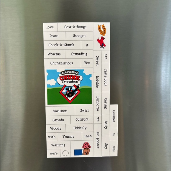 Vintage Ben & Jerry’s Fridge Magnets - Picture 2 of 5
